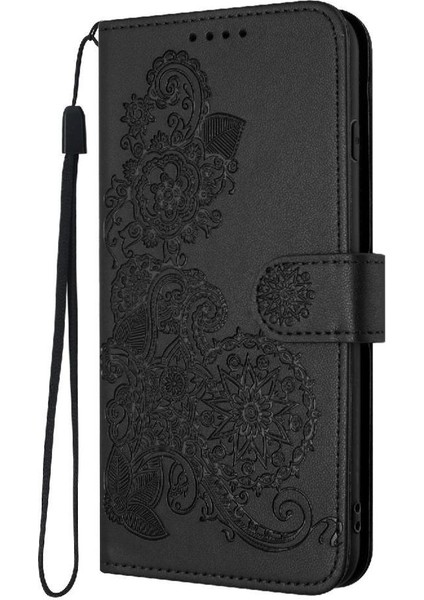 Realme 12 Pro Kickstand Koruyucu Pu Deri Manyetik Kapak Için Flip Case (Yurt Dışından)