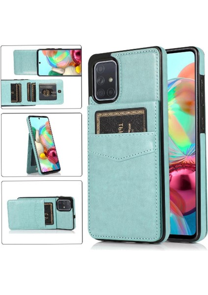 Samsung Galaxy A71 5g Premium Deri Manyetik Toka ile Uyumlu (Yurt Dışından)