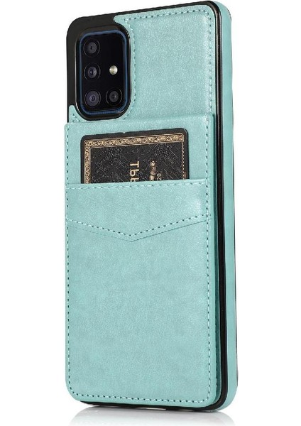 Samsung Galaxy A51 4g Kart Tutucu Premium Deri Toka ile Uyumlu (Yurt Dışından) fırsatları