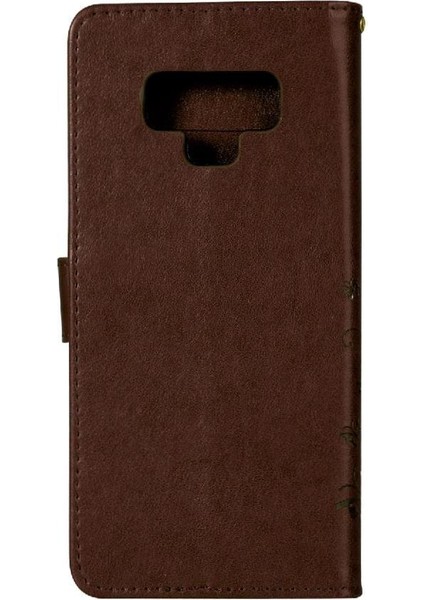 Samsung Galaxy Not 9 Bilek Kayışı Için Filp Durumda Kart Tutucu Kickstand Pu (Yurt Dışından)