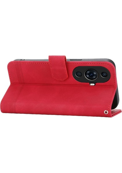 Huawei Nova 11 Pro Premium Kart Yuvaları Için Flip Case Bileklik Manyetik (Yurt Dışından)
