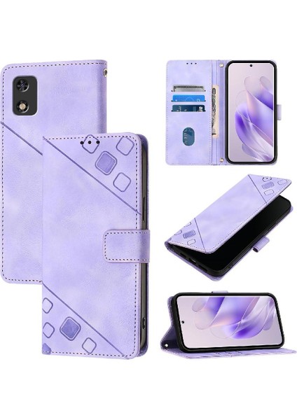 Tecno Pop 5c Manyetik Deri Kart Tutucu Cüzdan Flip Kapak Için Kılıf (Yurt Dışından)