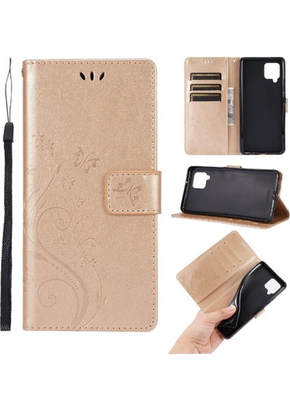 Samsung Galaxy Filp 5g Için Filp Durumda Kart Tutucu Kickstand Bilek Kayışı Pu (Yurt Dışından)