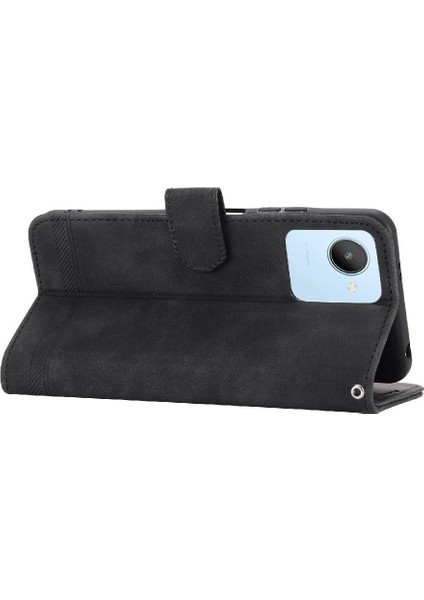 Realme C30 Nakit Cep Manyetik Kapatma Premium Bileklik Için Flip Case (Yurt Dışından) fırsatları