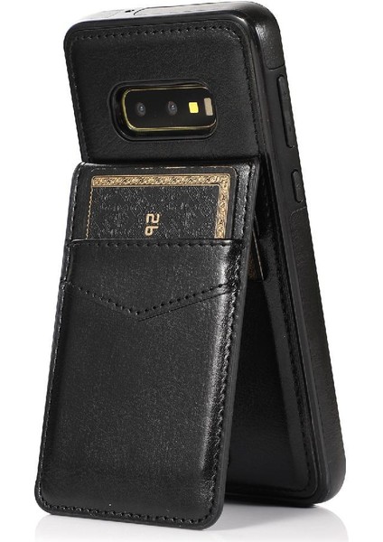 Kredi ile Samsung Galaxy S10E Manyetik Toka Kickstand ile Uyumlu (Yurt Dışından)