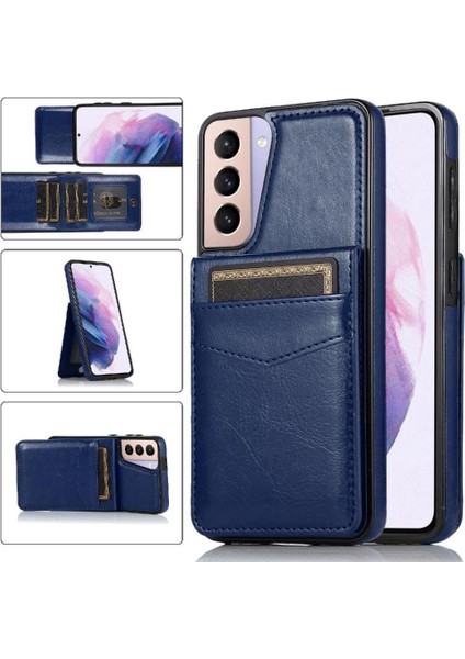 Samsung Galaxy S22 Artı Manyetik Toka Kickstand Kart ile Uyumlu (Yurt Dışından)