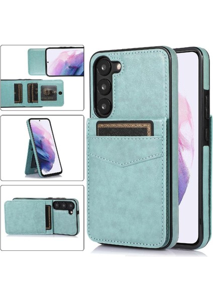 Samsung Galaxy S23 Durumda Cüzdan Kart Tutucu Manyetik Toka ile Uyumlu (Yurt Dışından)