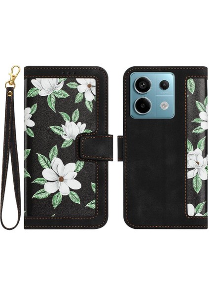Cüzdan Kılıf Xiaomi Redmi Için Not 13 5g Anti Scratch Pu Deri Kart (Yurt Dışından)