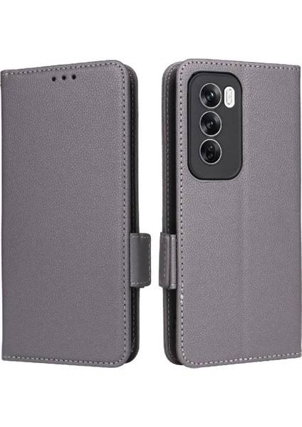 Oppo Oppo 12 5g Için Flip Case Kart Yuvaları Tutucu Yan Toka Cüzdan Pu (Yurt Dışından)
