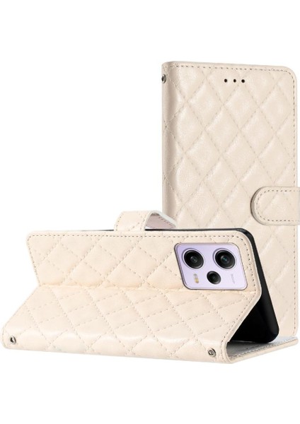 Mellow Shop Xiaomi Redmi Not 12 Için Flip Case Pro 5g Tpu Darbeye Kickstand Pu Kart (Yurt Dışından)