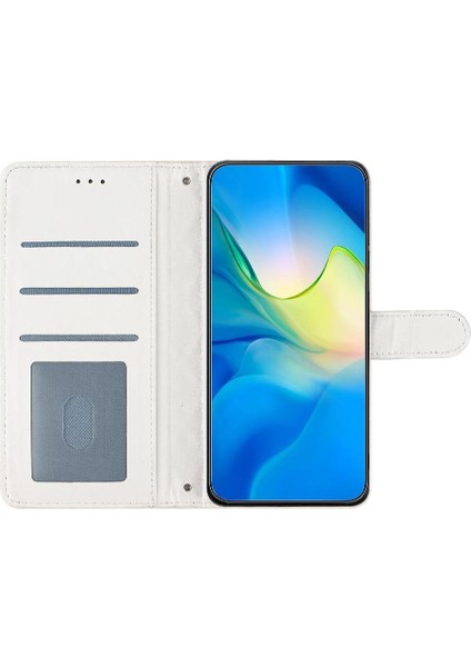 Mellow Shop Xiaomi Redmi Not 12 Için Flip Case Pro 5g Tpu Darbeye Kickstand Pu Kart (Yurt Dışından)