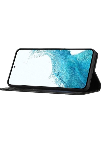 Samsung Galaxy S23 Için Kickstand Durumda Kart Tutucu Manyetik Kapatma Pu (Yurt Dışından) modelleri