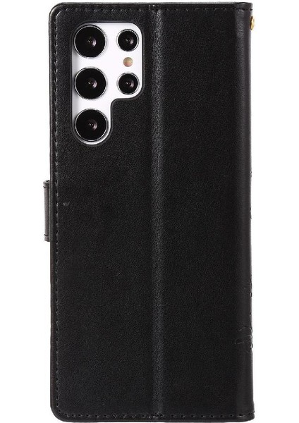 Samsung Galaxy S24 Ultra Kart Tutucu Kickstand Pu Deri Için Filp Durumda (Yurt Dışından) fırsatları