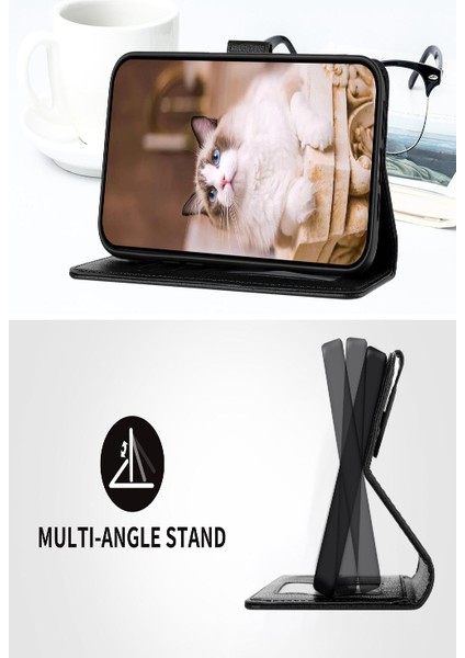 Iphone 15 Için Pro Karikatür Kedi Telefon Kılıfı Deri Kılıf (Yurt Dışından) fırsatları