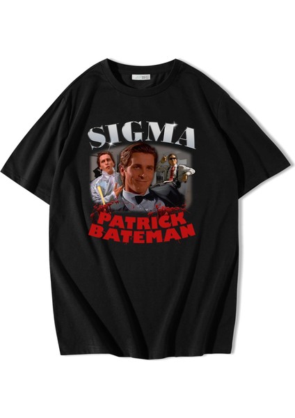 Oversize Sigma Patrick Bateman T-Shirt