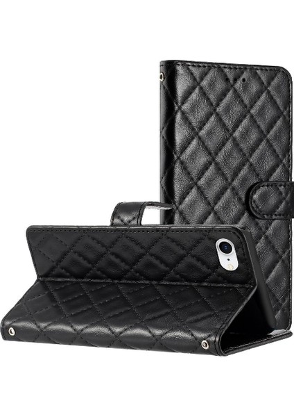 IPhone Se 2020/2022 Tpu Darbeye Dayanıklı Manyetik Folio Kart Yuvaları Için Flip Case (Yurt Dışından) indirimleri