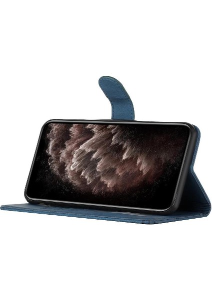 Kullanışlı Stand Pu ile Samsung Galaxy M55 Cüzdan Kartı Kapağı ile Uyumlu (Yurt Dışından)