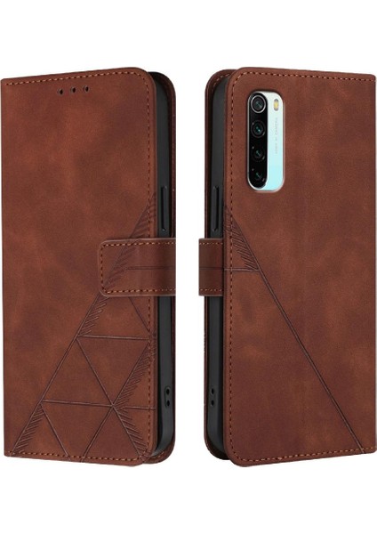 Xiaomi Redmi Not 8 Flip Folio Kitap Koruyucu Pu Deri Kredi (Yurt Dışından)