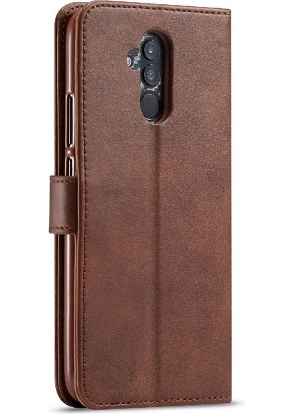 Tutucu Kart Yuvaları ile Huawei Mate 20 Lite Için Kılıf Cüzdan Buzağı Doku (Yurt Dışından)
