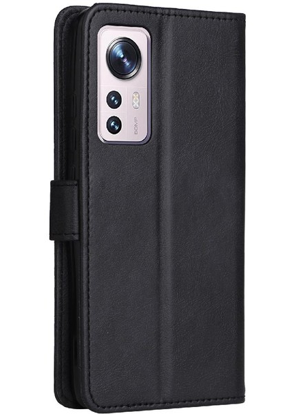 Xiaomi 12 Için Flip Case Yüksek Kaliteli Deri Iş Cüzdan Telefon Kılıfı (Yurt Dışından)