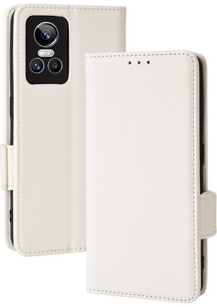Realme Gt Neo 3 Için Kılıf Cüzdan Kart Yuvaları Tutucu Manyetik Pu Deri Yan (Yurt Dışından) modelleri