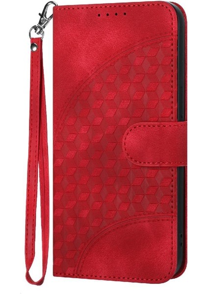 Oppo Flip 12 5g Geometrik Desen Flip Iş Pu Deri Için Flip Case (Yurt Dışından) fırsatları
