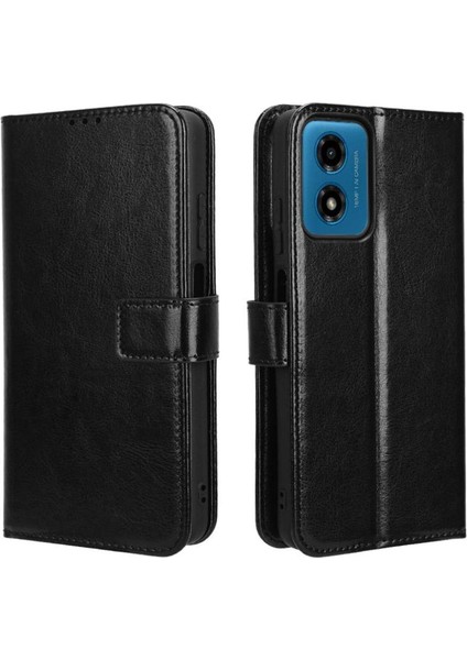 Motorola Moto G24/G24 Güç Kartı Tutucu Cüzdan Manyetik Kapak Çevirin (Yurt Dışından)