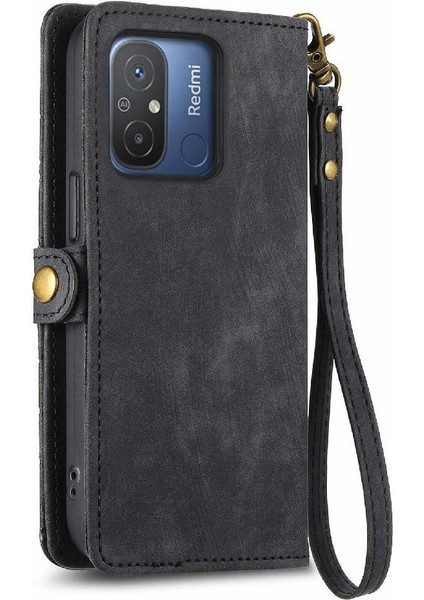Xiaomi Redmi 12C Darbeye Kapak Kapak Kılıf Için Flip Case Basit (Yurt Dışından)