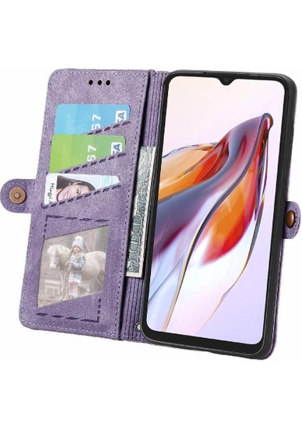 Xiaomi Redmi 12C Darbeye Kapak Kapak Kılıf Için Flip Case Basit (Yurt Dışından)