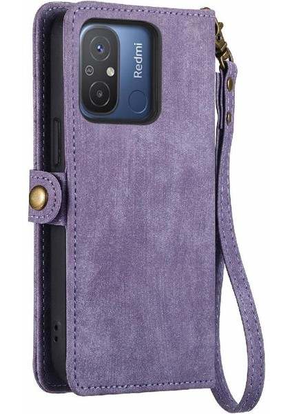 Xiaomi Redmi 12C Darbeye Kapak Kapak Kılıf Için Flip Case Basit (Yurt Dışından)