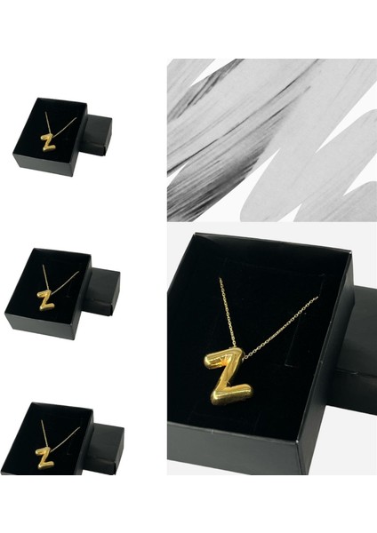 925 Ayar Gümüş Z Harf Kolye, Harf Kolye, Gümüş Kolye modelleri