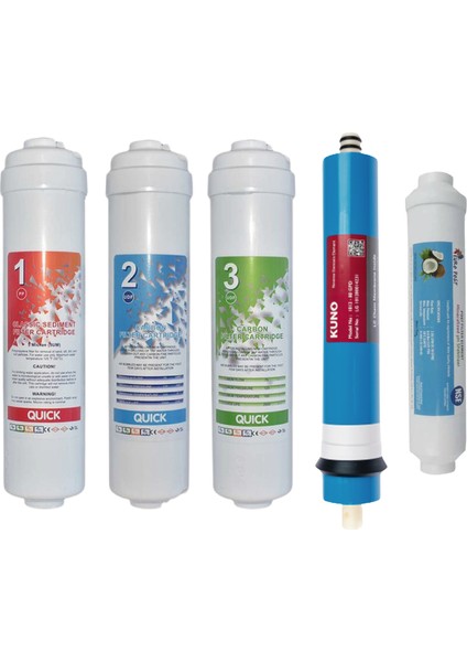 Ihlas Aura Cebilon Inline Su Arıtma Cihazı 5'li Filtre Takımı (Kolay Montaj) fırsatları