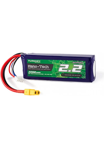 Nano-Tech 2200MAH 3s 25C Lipo Batarya