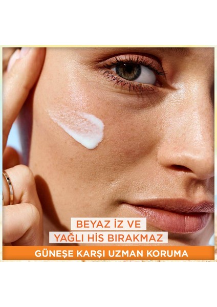 Ambre Solaire Super UV C Vitamini Koyu Leke Karşıtı Fluid Yüz Güneş Kremi SPF50+ 40ML