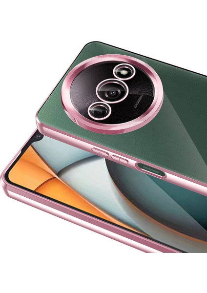 Xiaomi Redmi A3 4g 2024 Uyumlu Kılıf Şeffaf Logo Gösteren Parlak Renkli Kenar Telefon Kılıfı Kapak fiyatları