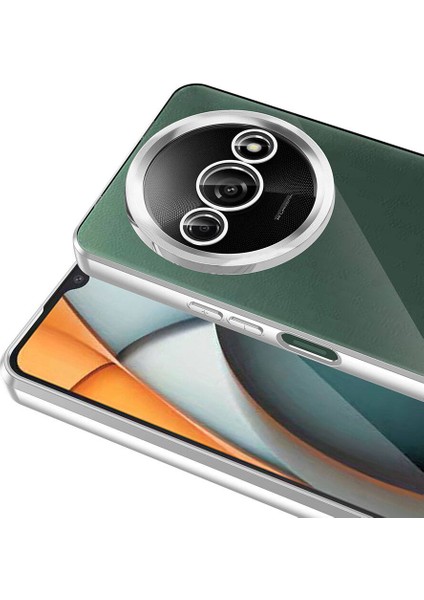 Xiaomi Redmi A3 4g 2024 Uyumlu Kılıf Şeffaf Logo Gösteren Parlak Renkli Kenar Telefon Kılıfı Kapak fiyatları