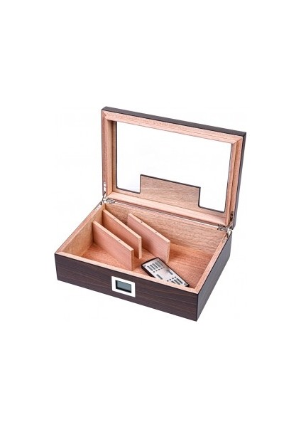 Dijital Göstergeli Camlı Humidor PHUM090