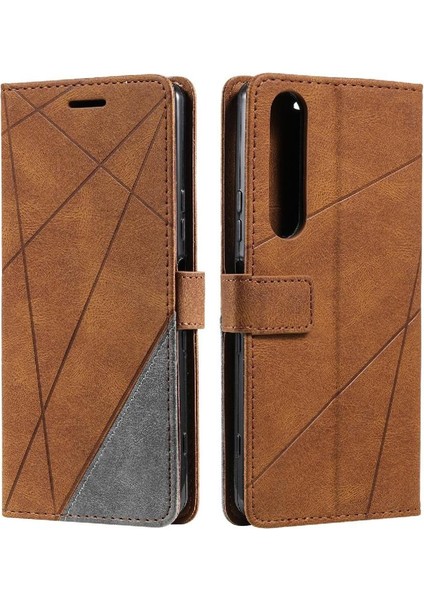 Sony Xperia 1 Iıı Pu Deri Darbeye Dayanıklı Manyetik Kart Tutucu Flip Case (Yurt Dışından)