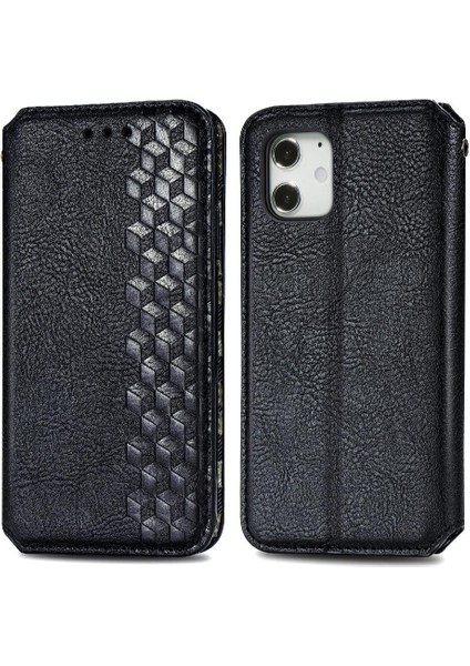 Apple IPhone 12 Mini Kapak Kapak Kılıf Cüzdan Fonksiyonu Için Kılıf (Yurt Dışından)