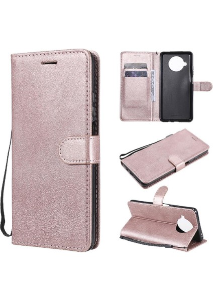 Xiaomi 10T Lite Için Flip Case Yüksek Kaliteli Deri Iş Cüzdan Telefon (Yurt Dışından)