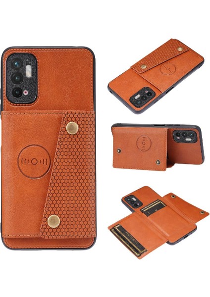 Cüzdan Kılıf Için Xiaomi Redmi Not 10T 5g Darbeye Koruyucu Kart Tutucu (Yurt Dışından) modelleri