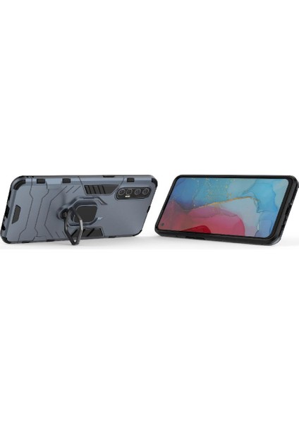 Oppo Oppo 3 Pro 360 &deg; Dönen Halka Askeri Damla Koruma Kapağı Için Kılıf (Yurt Dışından)