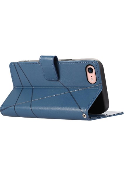 Iphone 7/8 Için Flip Case Kickstand Şok Emici Darbeye Üç Kart (Yurt Dışından)