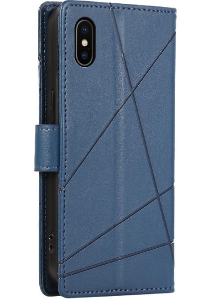 Iphone x Için Flip Case/xs Üç Kart Yuvaları Şok Emici Kickstand (Yurt Dışından)