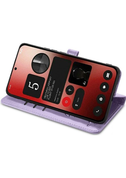 Nothing Telefon 2A Kısa Kayış Karikatür Hayvanlar Deri Kılıf Flip (Yurt Dışından) modelleri