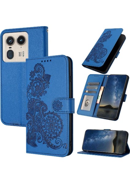 Motorola Moto X50 Ultra Flip Folio Kitap Için Flip Case Kart Yuvası Standı ile (Yurt Dışından)