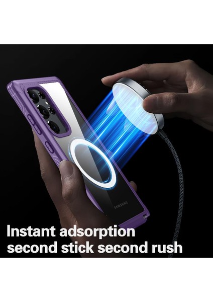 Samsung Galaxy S24 Ultra 360 Için Miracase Manyetik Kılıf Her Şey Dahil ve (Yurt Dışından) modelleri