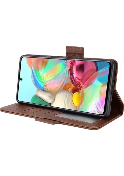 Samsung Galaxy A71 4g Pu Deri Cüzdan Kart Yuvaları Tutucu Yan (Yurt Dışından) fiyatları
