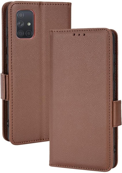 Samsung Galaxy A71 4g Pu Deri Cüzdan Kart Yuvaları Tutucu Yan (Yurt Dışından) modelleri
