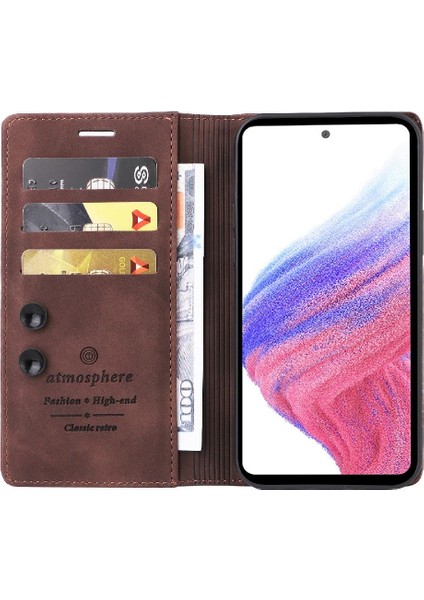 Samsung Galaxy Için Flip Case A53 5g Darbeye Cüzdan Deri Kılıf Basit (Yurt Dışından) indirimleri